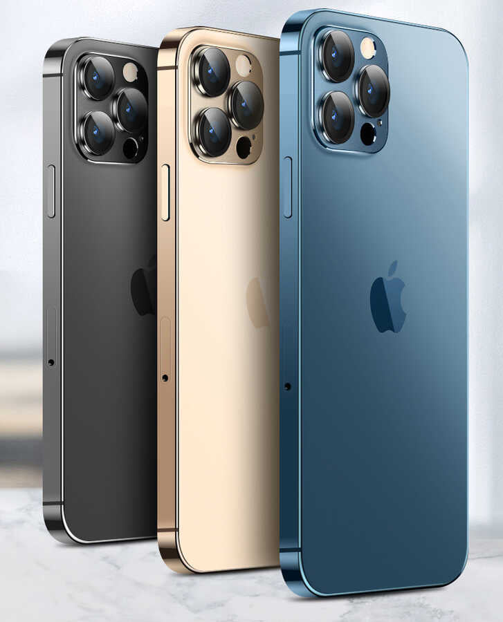Apple iPhone 14 Pro Zore CL-03 Kamera Lens Koruyucu Derin Mor