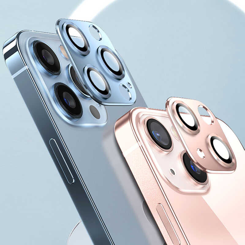 Apple iPhone 14 Pro Zore CL-03 Kamera Lens Koruyucu Derin Mor