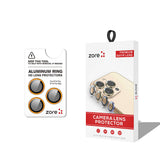 Apple iPhone 14 Pro Zore CL-12 Premium Safir Parmak İzi Bırakmayan Anti-Reflective Kamera Lens Koruyucu Gold
