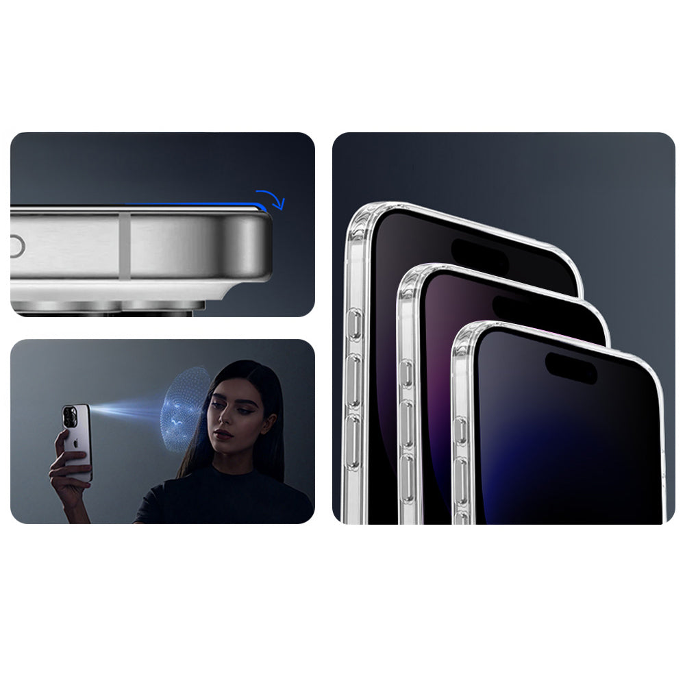 Apple iPhone 14 Zore 2.5D Oliv Privacy Temperli Cam Ekran Koruyucu + Kolay Uygulama Aparatı Siyah