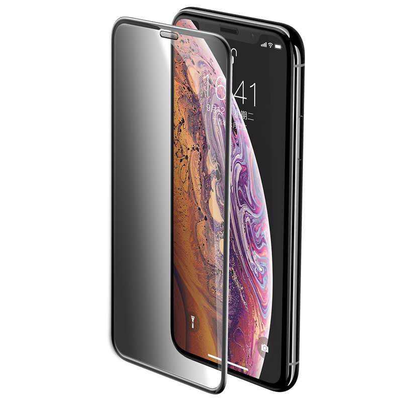Apple iPhone 14 Zore Anti-Dust Privacy Temperli Ekran Koruyucu Siyah