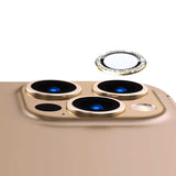 Apple iPhone 14 Zore CL-06 Kamera Lens Koruyucu Rose Gold