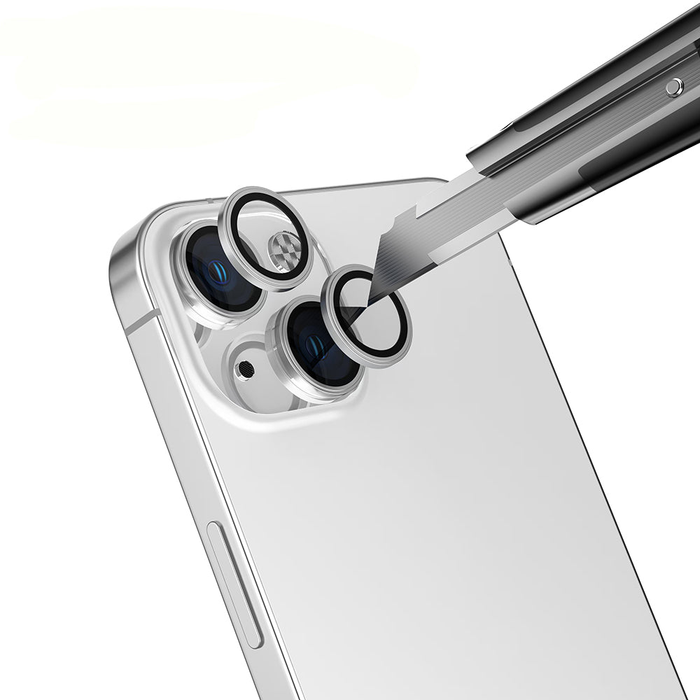 Apple iPhone 14 Zore Mikro Kamera Lens Koruyucu Siyah