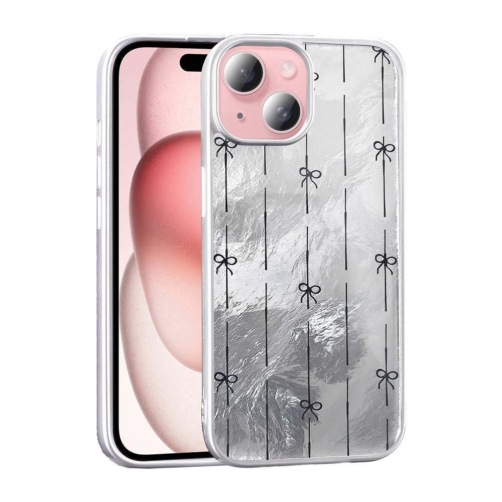Apple iPhone 15 Kılıf Desenli Zore Mep Kapak Küçük Fiyonk