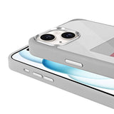 Apple iPhone 15 Kılıf Ekranı Yansıtan Zore Akıllı NFC Kapak Gri