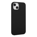 Apple iPhone 15 Kılıf M-Safe Şarj Özellikli Kumaş Tasarımlı Zore Miami Sert PC Kapak Siyah