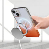 Apple iPhone 15 Kılıf M-Safe Şarj Özellikli Zore Septik Silikon Kapak Pembe