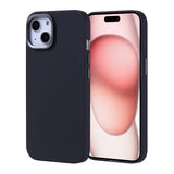 Apple iPhone 15 Kılıf M-safe Şarj Özellikli Karbon Fiber Görünümlü Zore Nekst Kapak Siyah