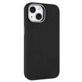 Apple iPhone 15 Kılıf M-safe Şarj Özellikli PU Deri Zore Adora Kapak Siyah