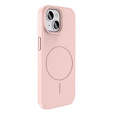 Apple iPhone 15 Kılıf M-safe Şarj Özellikli Sıvı Teknolojili Silinebilir Sert Zore Kivi Kapak Lavendery Gray