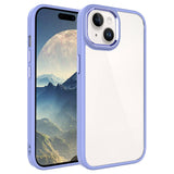 Apple iPhone 15 Kılıf Zore Krom Kapak Lila