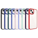 Apple iPhone 15 Kılıf Zore Krom Kapak Lila