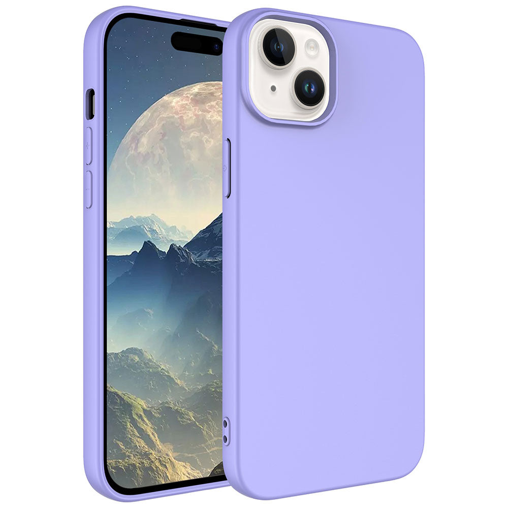 Apple iPhone 15 Kılıf Zore LSR Lansman Kapak Derin Mor