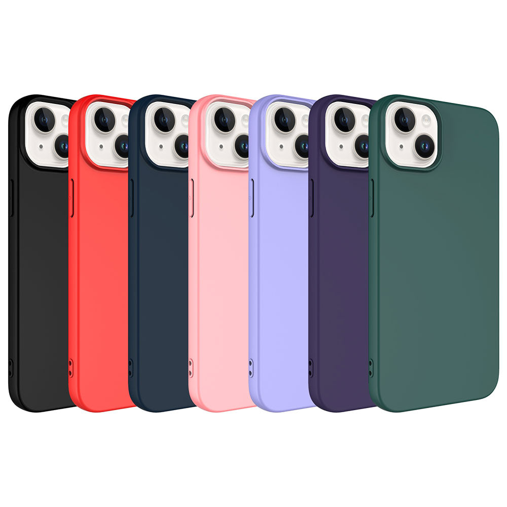 Apple iPhone 15 Kılıf Zore LSR Lansman Kapak Derin Mor