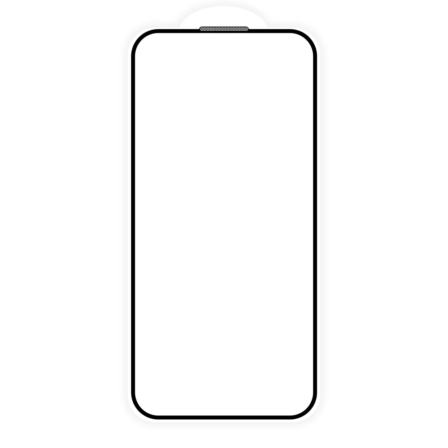 Apple iPhone 15 Plus Ahize Toz Önleyici Zore Anti-Dust Temperli Ekran Koruyucu Siyah