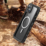 Apple iPhone 15 Plus Kılıf 1-1 Su Geçirmez Kılıf Siyah