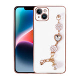 Apple iPhone 15 Plus Kılıf El Tutamaçlı Kamera Korumalı Zore Taka Silikon Kapak Pembe
