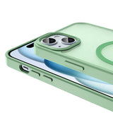 Apple iPhone 15 Plus Kılıf M-safe Şarj Özellikli Mat Arka Yüzey Zore Sio Kapak Gri