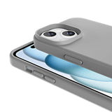 Apple iPhone 15 Plus Kılıf M-safe Şarj Özellikli Sıvı Teknolojili Silinebilir Sert Zore Kivi Kapak Kırmızı