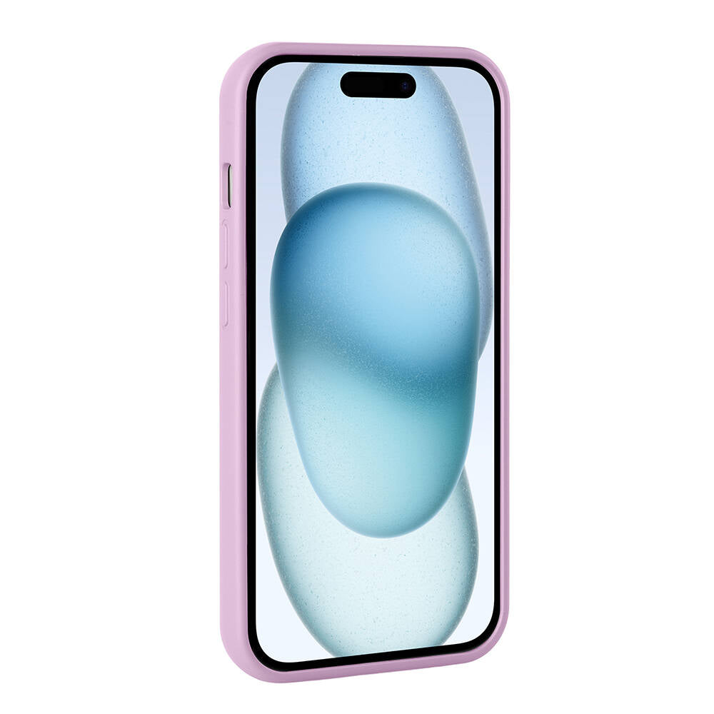 Apple iPhone 15 Plus Kılıf Parlak Taşlı Tasarım Zore Pırlanta Kapak Pembe