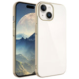Apple iPhone 15 Plus Kılıf Sert PC Renkli Çerçeveli Zore Riksos Kapak Sierra Mavi