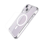 Apple iPhone 15 Plus Kılıf Zore M-safe Şarj Özellikli T-Max M-safe Kapak Renksiz