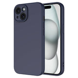 Apple iPhone 15 Plus Kılıf Zore Mara Lansman Kapak Lacivert