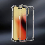 Apple iPhone 15 Plus Kılıf Zore Nitro Anti Shock Silikon Renksiz