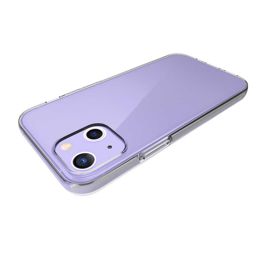 Apple iPhone 15 Plus Kılıf Zore Süper Silikon Kapak Renksiz