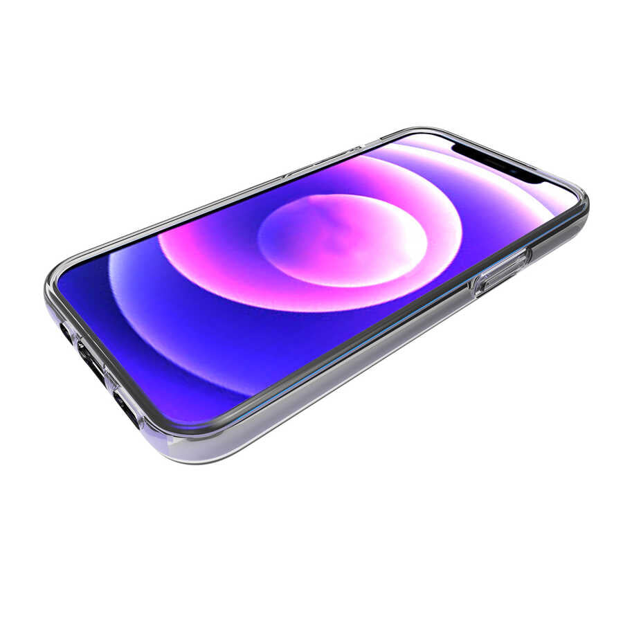 Apple iPhone 15 Plus Kılıf Zore Süper Silikon Kapak Renksiz