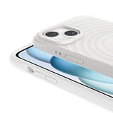Apple iPhone 15 Plus M-safe Şarj Özellikli Airbagli Mat Görünümlü Zore Hepi Kapak Mavi Açık
