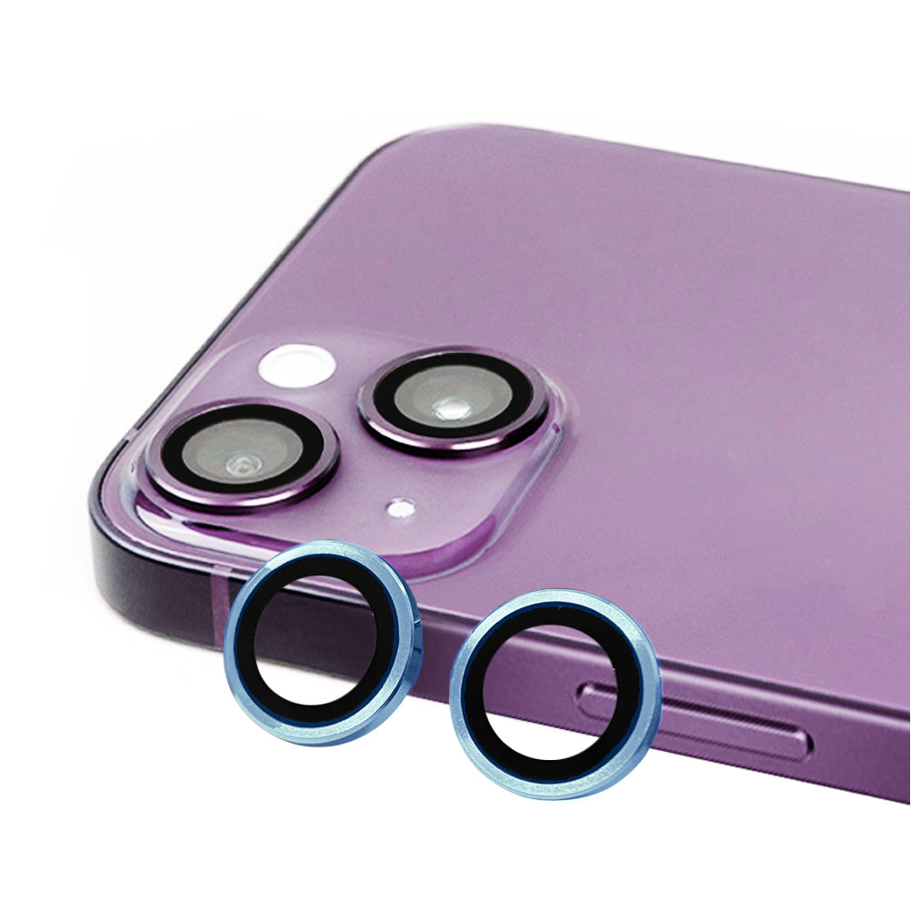 Apple iPhone 15 Plus Zore CL-07 Kamera Lens Koruyucu Mavi