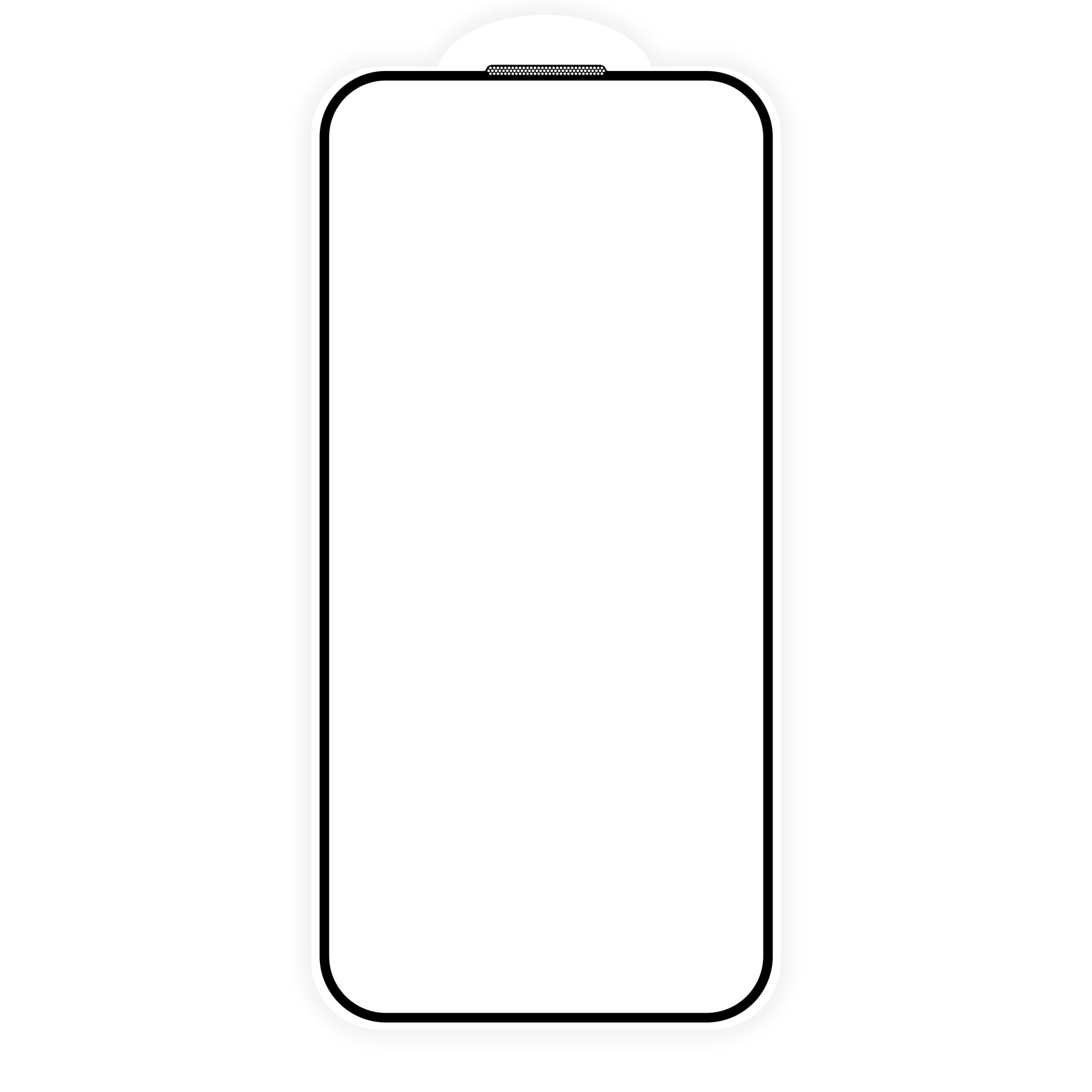 Apple iPhone 15 Pro Ahize Toz Önleyici Zore Anti-Dust Temperli Ekran Koruyucu Siyah