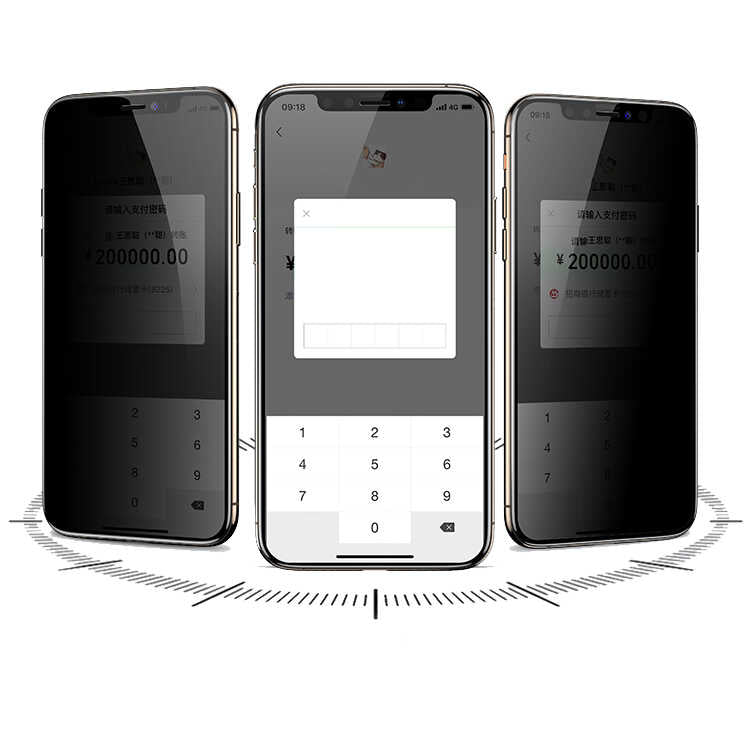 Apple iPhone 15 Pro Davin 5D Privacy Cam Ekran Koruyucu Siyah