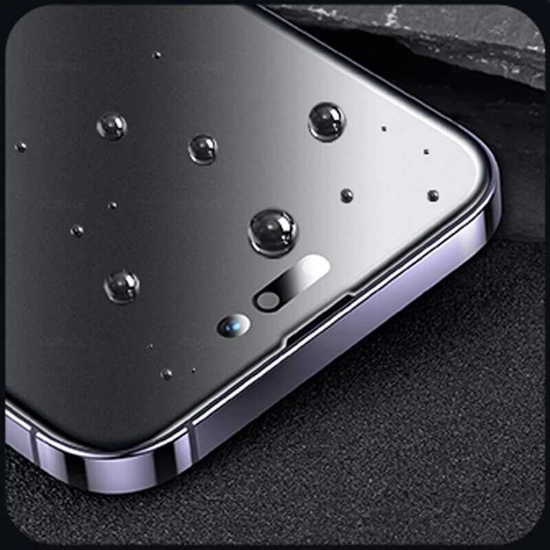 Apple iPhone 15 Pro Davin Mat Seramik Ekran Koruyucu Siyah