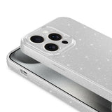 Apple iPhone 15 Pro Kılıf Kamera Korumalı Simli Lüks Zore Koton Kapak Pembe Koyu