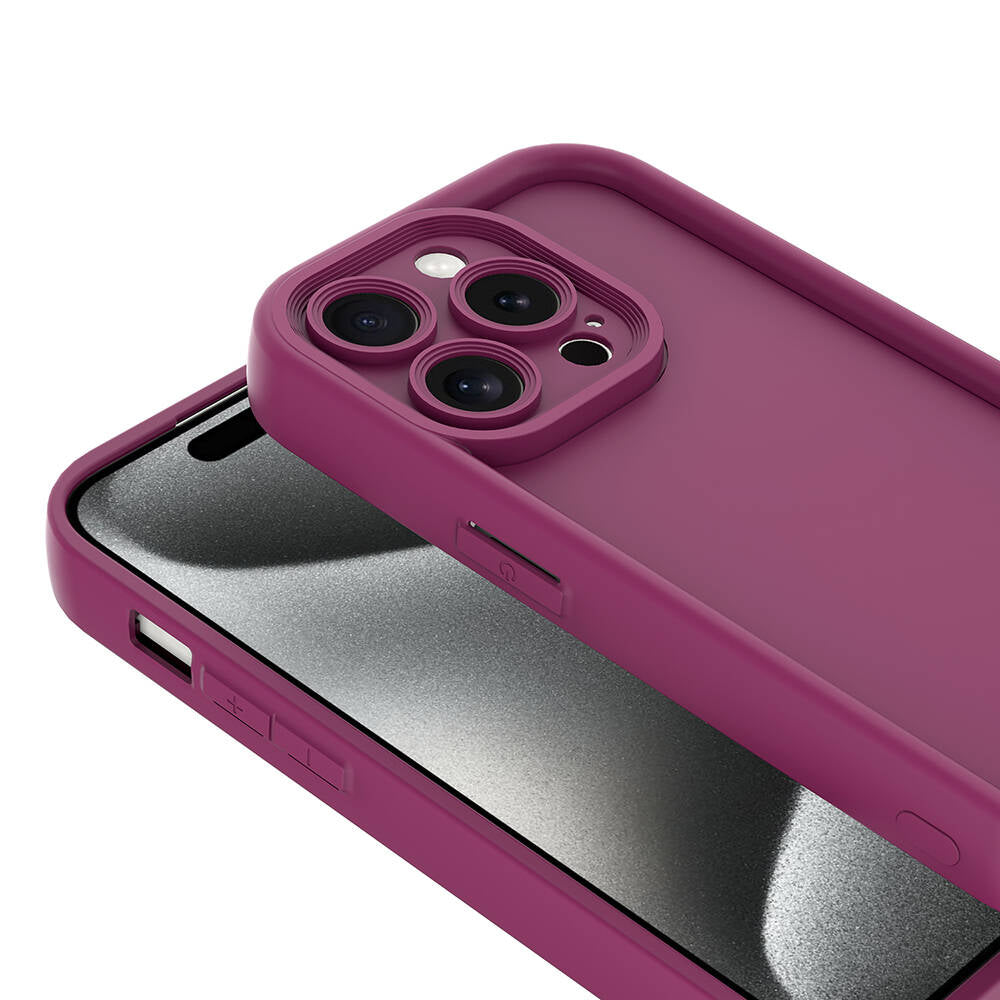 Apple iPhone 15 Pro Kılıf Kamera Korumalı Zore Ananas Kapak Siyah