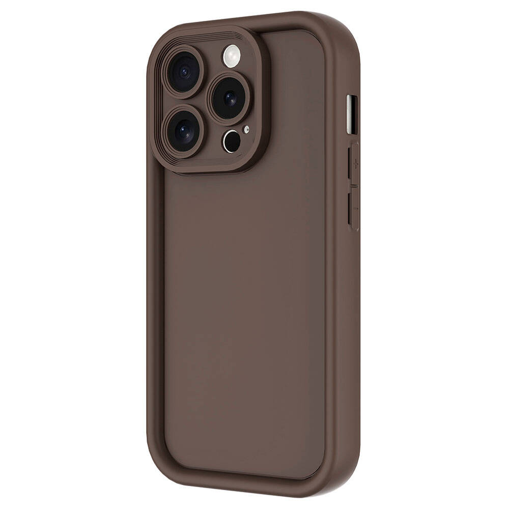 Apple iPhone 15 Pro Kılıf Kamera Korumalı Zore Ananas Kapak Siyah