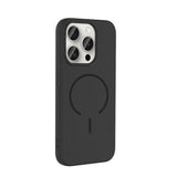 Apple iPhone 15 Pro Kılıf M-safe Şarj Özellikli Zore Meta Kapak Lacivert
