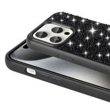 Apple iPhone 15 Pro Kılıf Parlak Taşlı Tasarım Zore Linea Diamond Kapak Pembe