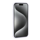 Apple iPhone 15 Pro Kılıf Parlak Taşlı Tasarım Zore Pırlanta Kapak Lila