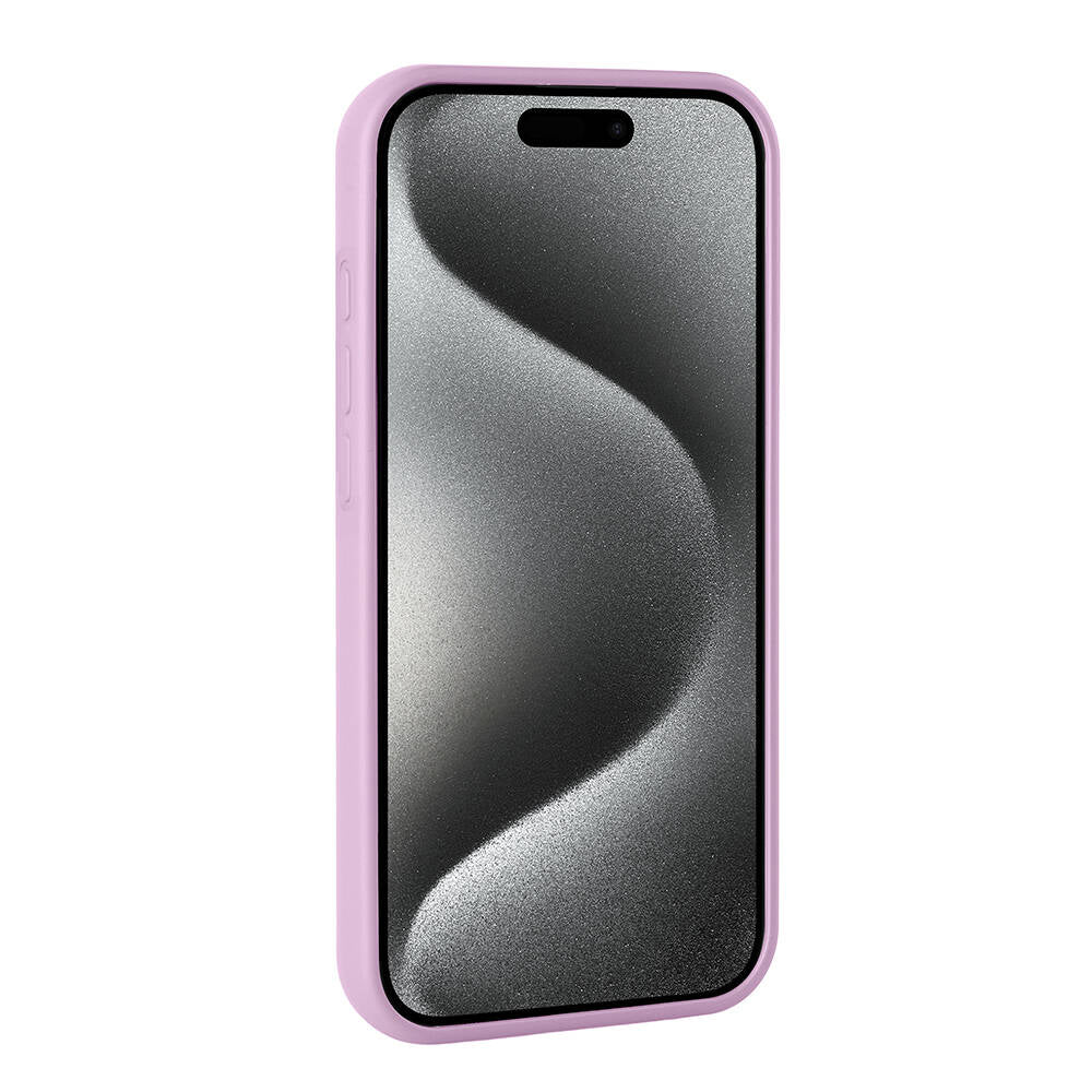 Apple iPhone 15 Pro Kılıf Parlak Taşlı Tasarım Zore Pırlanta Kapak Gri
