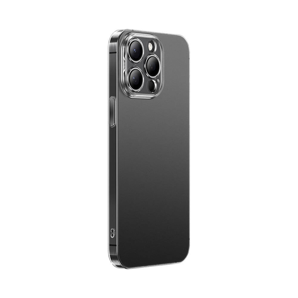 Apple iPhone 15 Pro Kılıf Toz Önleyici Zore Helo Kapak Şeffaf