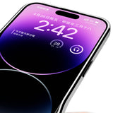Apple iPhone 15 Pro Kılıf Ultra İnce Kamera Korumalı PC + Deri Arka Yüzey Zore X-Pro Kapak Titanyum-Gri