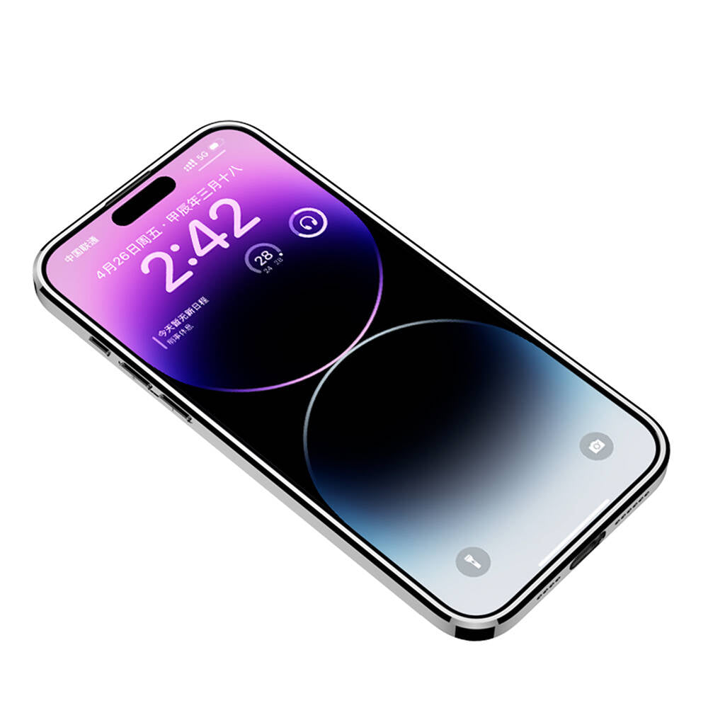Apple iPhone 15 Pro Kılıf Ultra İnce Kamera Korumalı PC + Deri Arka Yüzey Zore X-Pro Kapak Titanyum-Gri
