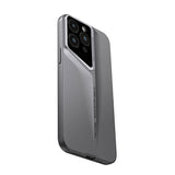 Apple iPhone 15 Pro Kılıf Ultra İnce Kamera Korumalı Sert Rubber Zore Procase Kapak Titanyum-Gri