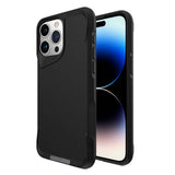 Apple iPhone 15 Pro Kılıf Zore Airbag Kenarlı T-Max Mat Standlı Kapak Gri