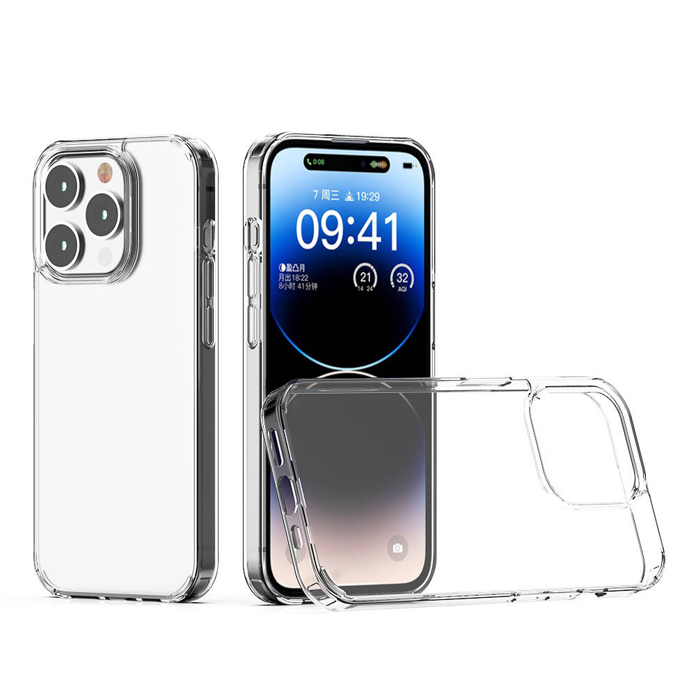Apple iPhone 15 Pro Kılıf Zore Coss Kapak Renksiz