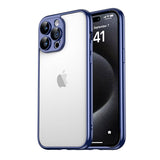 Apple iPhone 15 Pro Kılıf Zore Kamera Korumalı Bontez Bumper Lacivert