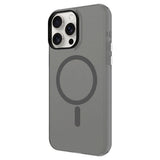 Apple iPhone 15 Pro Kılıf Zore M-safe Şarj Özellikli Buzlu Transparan C-Pro Sert Kapak Renksiz